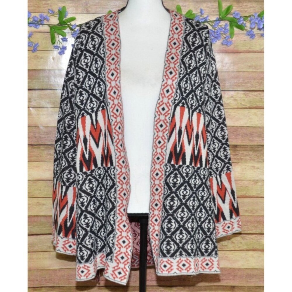 Flying Tomato Anthropology Ladies Open Kimono Style Cardigan Sweater Size M L